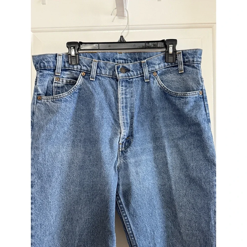 Vintage Levi's Orange Tab Men's Blue Denim Jeans Size 36 x 28‎ Measured